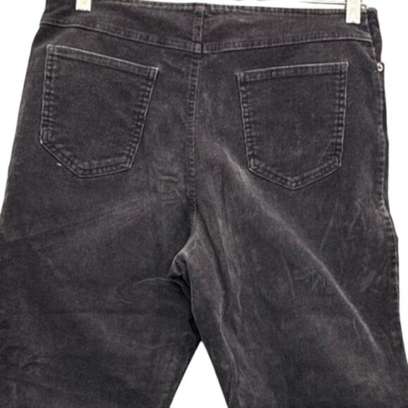 Duck Head Vintage 90s Low Rise Boot Cut Black Corduroy Pants Women 10 - Picture 5 of 8